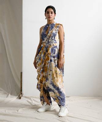 Blue Crepe Myla Jumpsuit 1