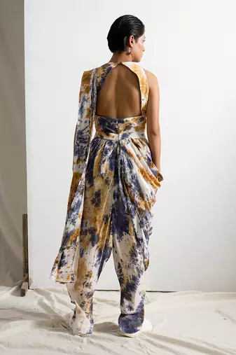 Blue Crepe Myla Jumpsuit