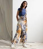 Blue Crepe Sasha Jumpsuit