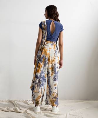 Blue Crepe Sasha Jumpsuit 2