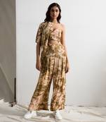 Green Crepe Eva Jumpsuit