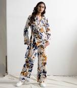 Blue Linen Missy Dresses