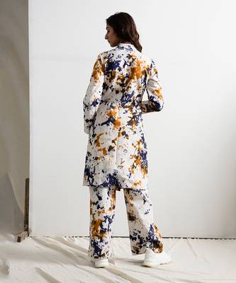 Blue Linen Tiammi Dresses 2