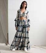 Blue Silk Leonara Dresses