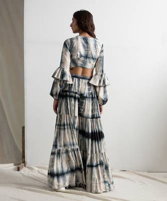 Blue Silk Leonara Dresses 2