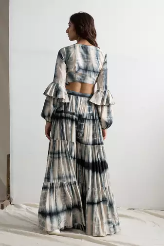 Blue Silk Leonara Dresses