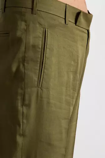 Beige And Green Lennan Kurta Set