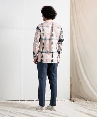 Blue And Grey Oliver Kurta Set 2