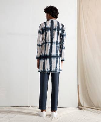 Blue And Grey Fritz Kurta Set 2