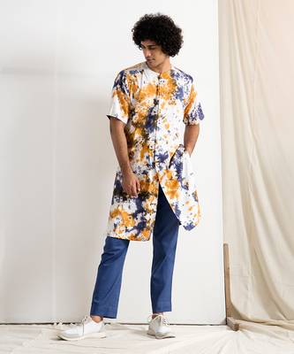 Multicolor Fen Kurta Set 1