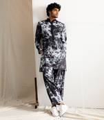 Black And Grey Wren Kurta Set