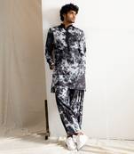 Black And Grey Callum Jacket Set