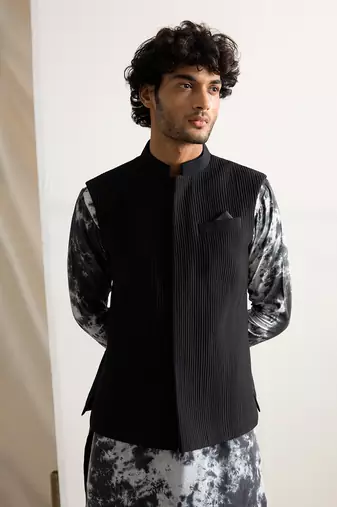 Black And Grey Callum Jacket Set