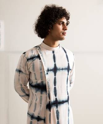 White And Blue Neo Jackett set 4