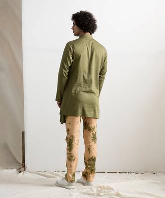 Beige And Green Nova Jacket Set 3