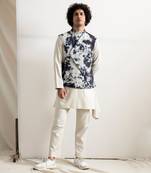 Black And Grey Solace Jacket Set