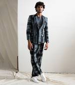 Black And Grey Verne Jacket Set