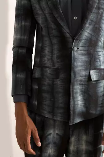 Black And Grey Verne Jacket Set