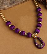 Purple handmade-jewellery