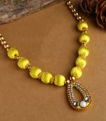 Yellow handmade-jewellery