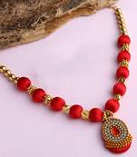 Red handmade-jewellery