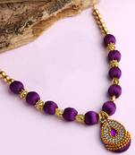 Purple handmade-jewellery