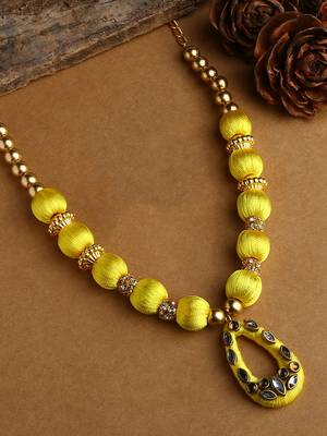 Yellow handmade-jewellery 1
