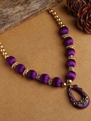 Purple handmade-jewellery 1