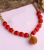 Red handmade-jewellery