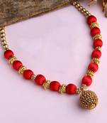 Red handmade-jewellery