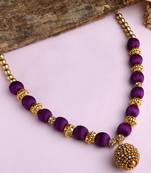 Purple handmade-jewellery