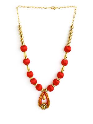 Red handmade-jewellery 2