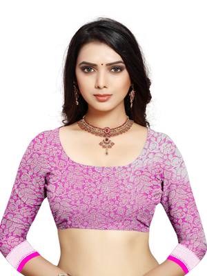 Navy blue woven organza saree with blouse 4