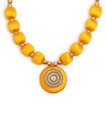 Gold collar-necklace