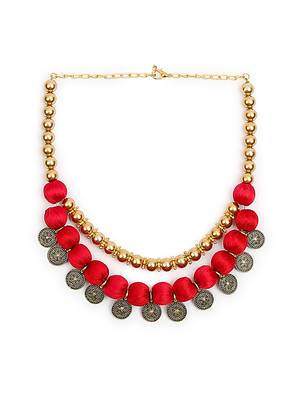 Red collar-necklace 2