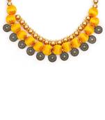 Gold collar-necklace