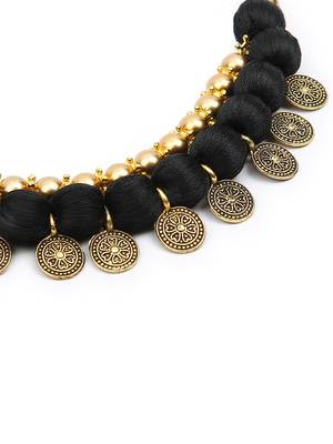 Black collar-necklace 4