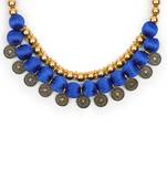 Blue collar-necklace