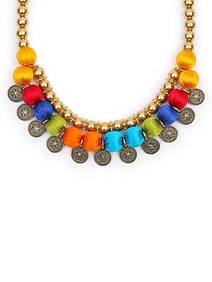 Multicolor collar-necklace 1
