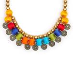 Multicolor collar-necklace