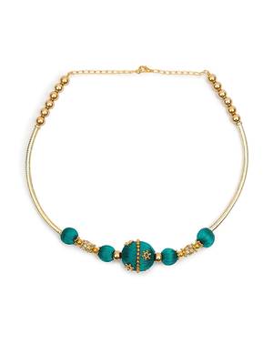 Green collar-necklace 2