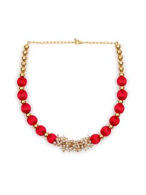 Red collar-necklace 2