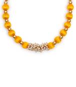 Gold collar-necklace