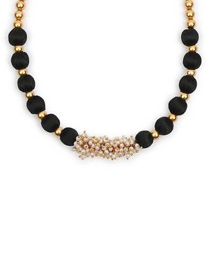 Black collar-necklace 1