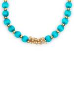 Blue collar-necklace