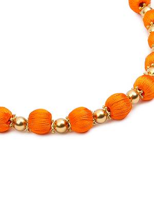 Orange collar-necklace 4