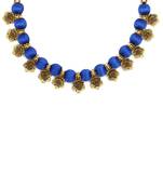 Blue collar-necklace