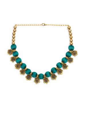 Green collar-necklace 2