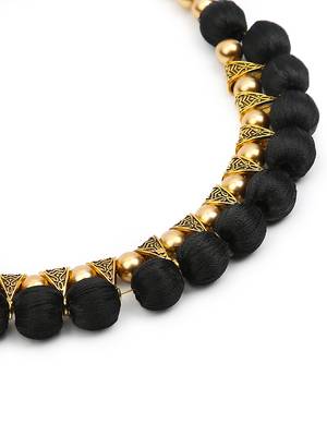 Black collar-necklace 4