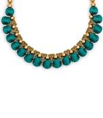 Green collar-necklace
